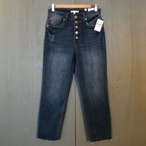 STS Blue Button Fly Mom Jeans NWT